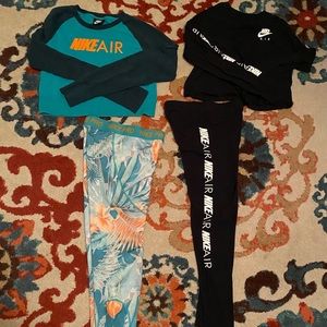 Girls Nike shirt & leggins